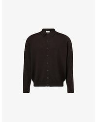 John Smedley - Tibor Long-Sleeve Merino-Wool Polo Shirt - Lyst