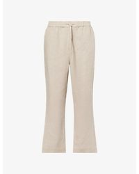 CHE - Avila Drawstring Linen Trousers - Lyst