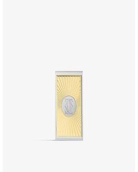 Cartier - Double C Palladium-plated Stainless-steel Money Clip - Lyst