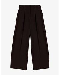 Maje - Balloon-Fit Suit Woven Trousers - Lyst