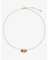 Monica Vinader - Antica 18Ct Vermeil Chain Necklace - Lyst
