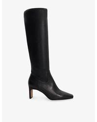 Dune - Stellan Leather Knee-High Boots - Lyst