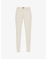 Eleventy - Flap-pocket Regular-fit Slim-leg Stretch-woven Trousers - Lyst
