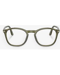 Persol - Po3007v Square-frame Acetate Optical Glasses - Lyst