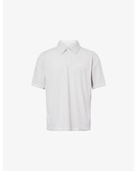 Manors - Outsider Short-Sleeved Woven Polo Shirt - Lyst