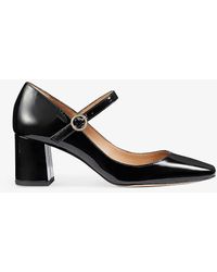 LK Bennett - Winter Patent-leather Mary Jane Courts - Lyst