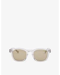 Orlebar Brown - Davey Rectangular Acetate Sunglasses - Lyst