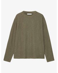 AllSaints - Abel Long-Sleeve Cotton T-Shirt - Lyst