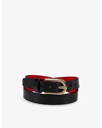 Christian Louboutin - Bettina Doubled Leather Bracelet - Lyst