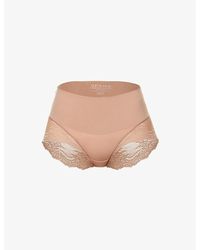 Spanx - Undie-tectable Floral-lace Woven Brief - Lyst