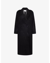 Frankie Shop - Gaia Double-Breasted Wool-Blend Coat - Lyst