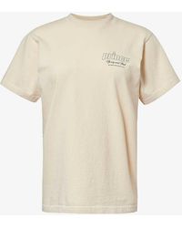 Sporty & Rich - X Prince Brand-print Short-sleeve Cotton-jersey T-shirt - Lyst