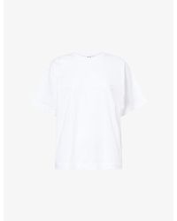 ME+EM - Oversized Round-Neck Cotton-Jersey T-Shirt - Lyst