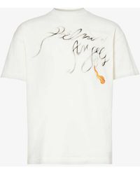Palm Angels - foggy Graphic-print Cotton-jersey T-shirt X - Lyst