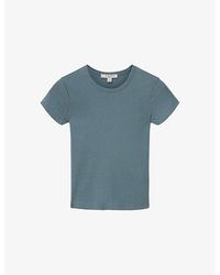 AllSaints - Stevie Slim-Fit Cotton-Jersey T-Shirt - Lyst