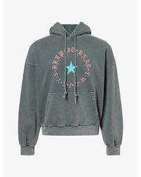 Twojeys - Keep It Real Studded Graphic Cotton-Jersey Hoody - Lyst