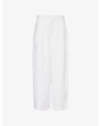 Rag & Bone - Chappell Pleated Woven Trousers - Lyst