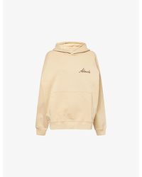 ADANOLA - Signature Oversized Cotton-Fleece Hoody - Lyst