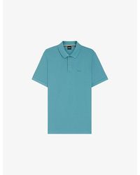 BOSS - Pallas Embroidered-Logo Cotton Piqué Polo Shirt - Lyst