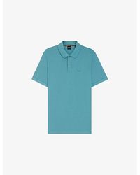 BOSS - Pallas Embroidered-Logo Cotton Piqué Polo Shirt - Lyst