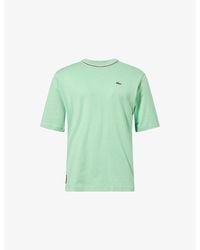 Lacoste - X Roland-Garros Graphic-Print Crewneck Cotton-Jersey T-Shirt - Lyst