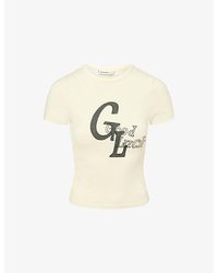 Sisters & Seekers - Good Luck Baby Stretch-Modal T-Shirt - Lyst