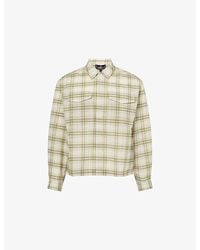 Represent - Sheer Flannel Check-Print Woven Shirt - Lyst