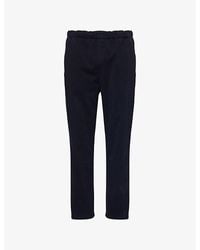 7 For All Mankind - Jogger Chino Drawstring-Waist Tapered-Leg Regular-Fit Cotton-Blend Trousers - Lyst