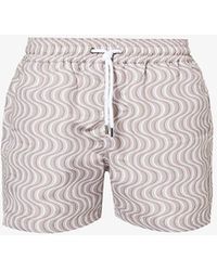Frescobol Carioca - Copa Camada Swirl-print Recycled-polyester Swim Short - Lyst