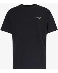 Levi's - Brand-embroidered Crewneck Cotton-jersey T-shirt - Lyst