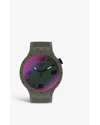 Swatch Felt Yvb411 Jungle Snake Pvd in Green for Men - Lyst