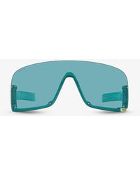 Gucci - Gc002162 gg1637s Irregular-frame Injected Sunglasses - Lyst