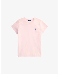 Polo Ralph Lauren - Logo-Print Short-Sleeve Cotton T-Shirt - Lyst