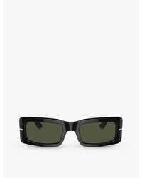 Persol - Po3332s Francis Rectangle-frame Acetate Sunglasses - Lyst