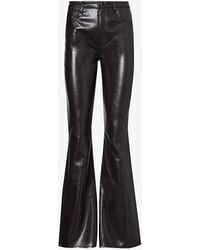 Citizens of Humanity - Lilah Flared-leg Mid-rise Recycled Leather-blend Trousers - Lyst