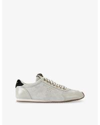 Kurt Geiger - Islington Eagle-Embellished Leather Trainers - Lyst