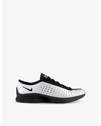 Nike - Air Superfly Metallic-Leather And Faux-Suede Low-Top Trainers - Lyst