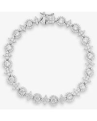 Apm Monaco M t orites Circles Pav Bracelet in White Lyst UK