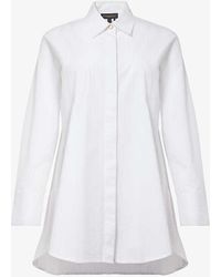 Reformation - Vintage Donna Karen Stretch-cotton Blend Mini Dress - Lyst