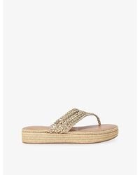 Carvela Kurt Geiger - Portofino Woven Sandals - Lyst