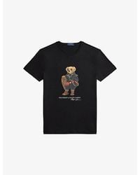 Polo Ralph Lauren - Graphic Bear Print T-Shirt - Lyst