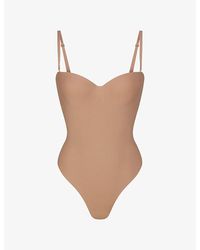 Skims - Body Underwire Thong Bodysuit - Lyst