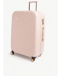 Ted Baker Bellll Bow-embellished Plastic Suitcase - Pink