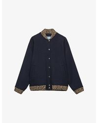 Prada - Double Cashmere And Wool Bomber Jacket - Lyst