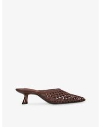 Simon Miller - Knotted Gala Woven Heeled Mules - Lyst