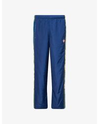 CASABLANCA - Logo-Patch Colour-Block Track Jogging Bottoms - Lyst