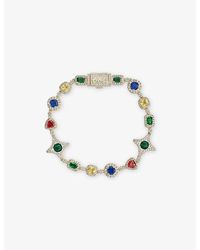 Gld - Gemstone-Plated Chain Bracelet - Lyst