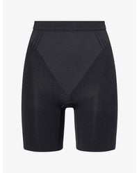 Spanx - Sculpt Gofigure Mid-Thigh Stretch-Woven Shorts - Lyst