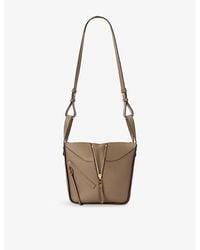 Loewe - Hammock Compact Leather Top-Handle Bag - Lyst