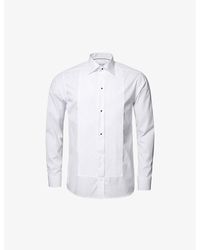 Eton - Plissé Slim-fit Cotton Dress Shirt - Lyst